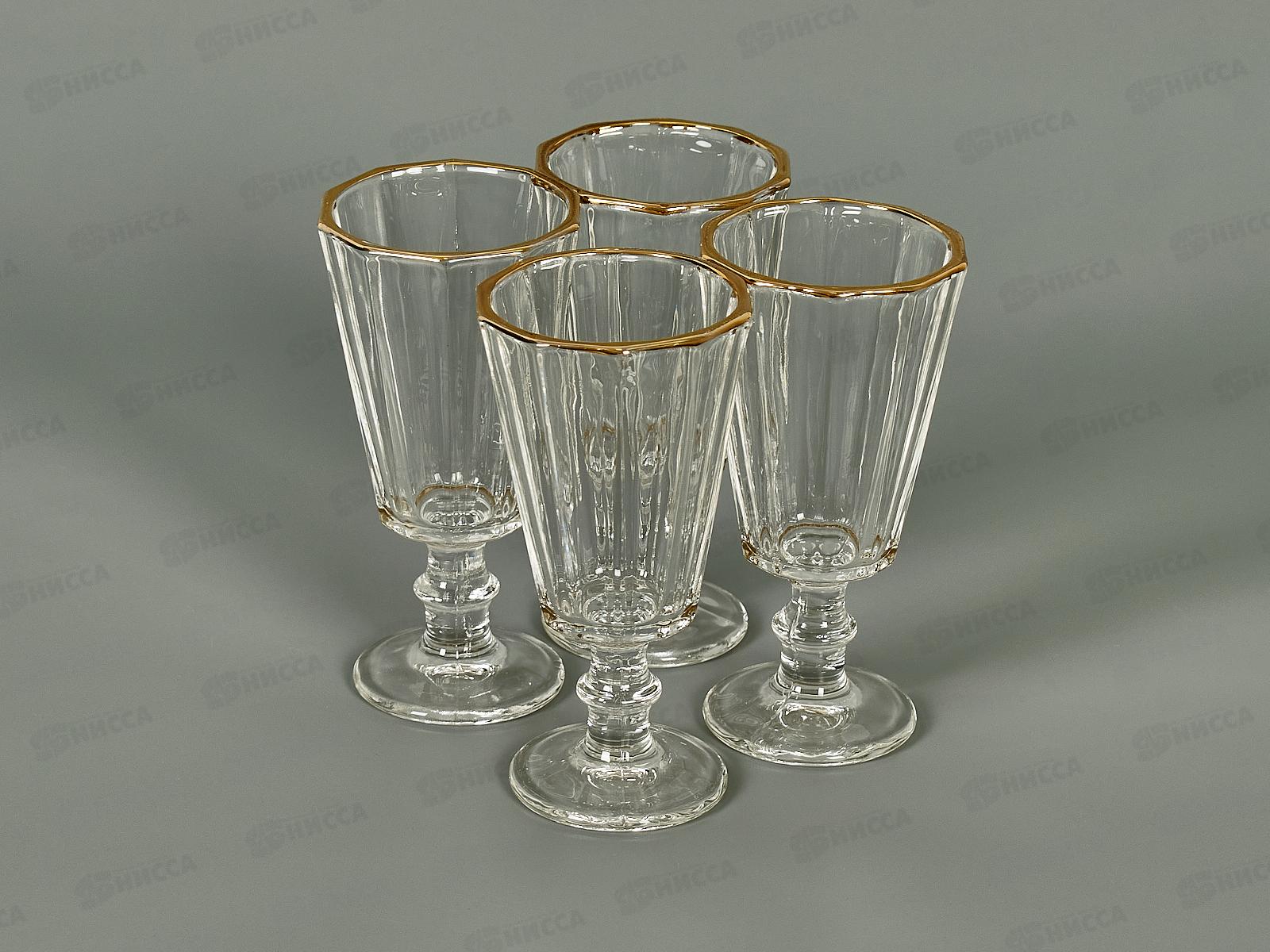 Набор лафитников 4794-34 Золотая кайма 50мл 4шт