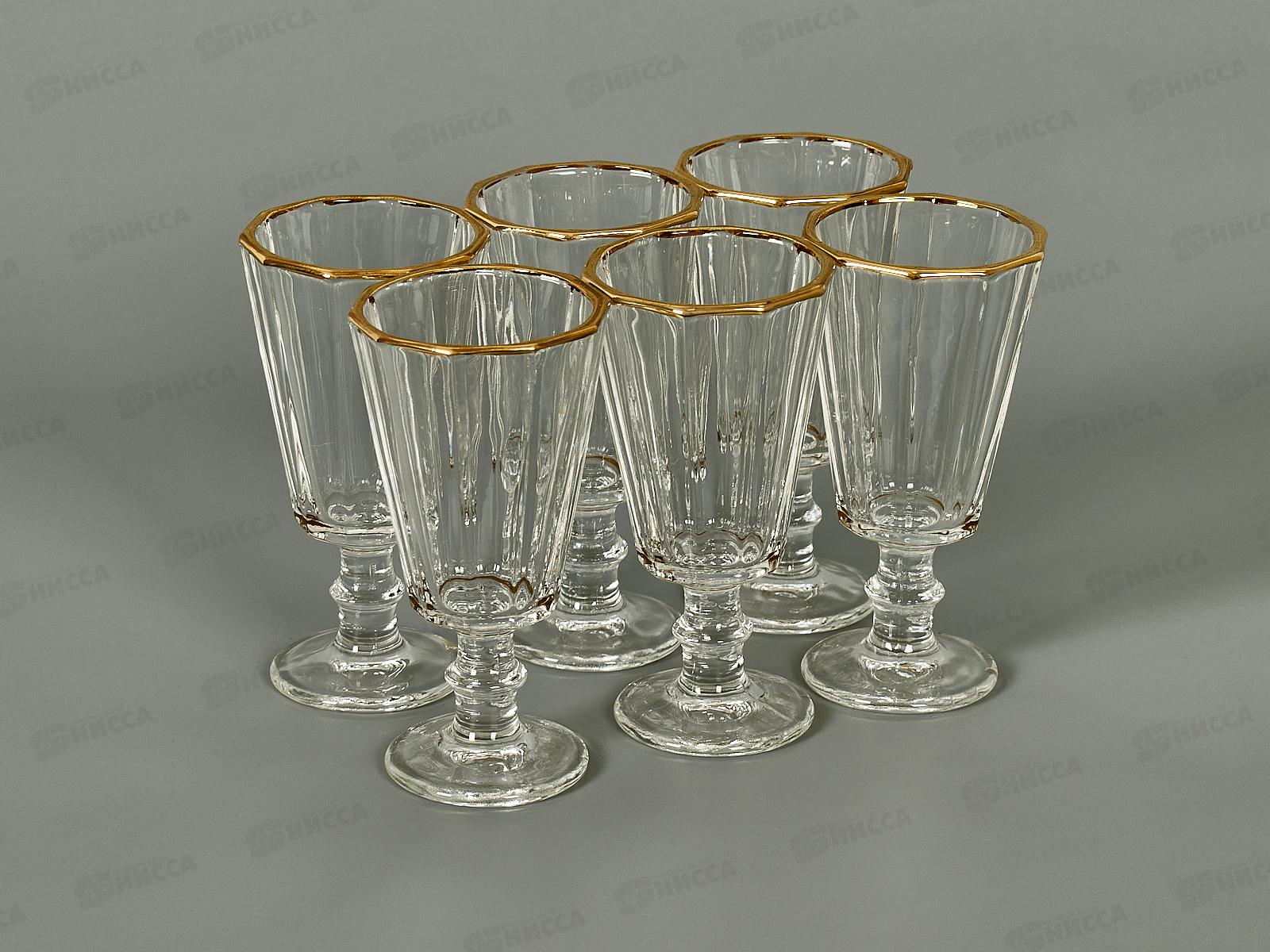 Набор лафитников 6794-34 Золотая кайма 50мл 6шт