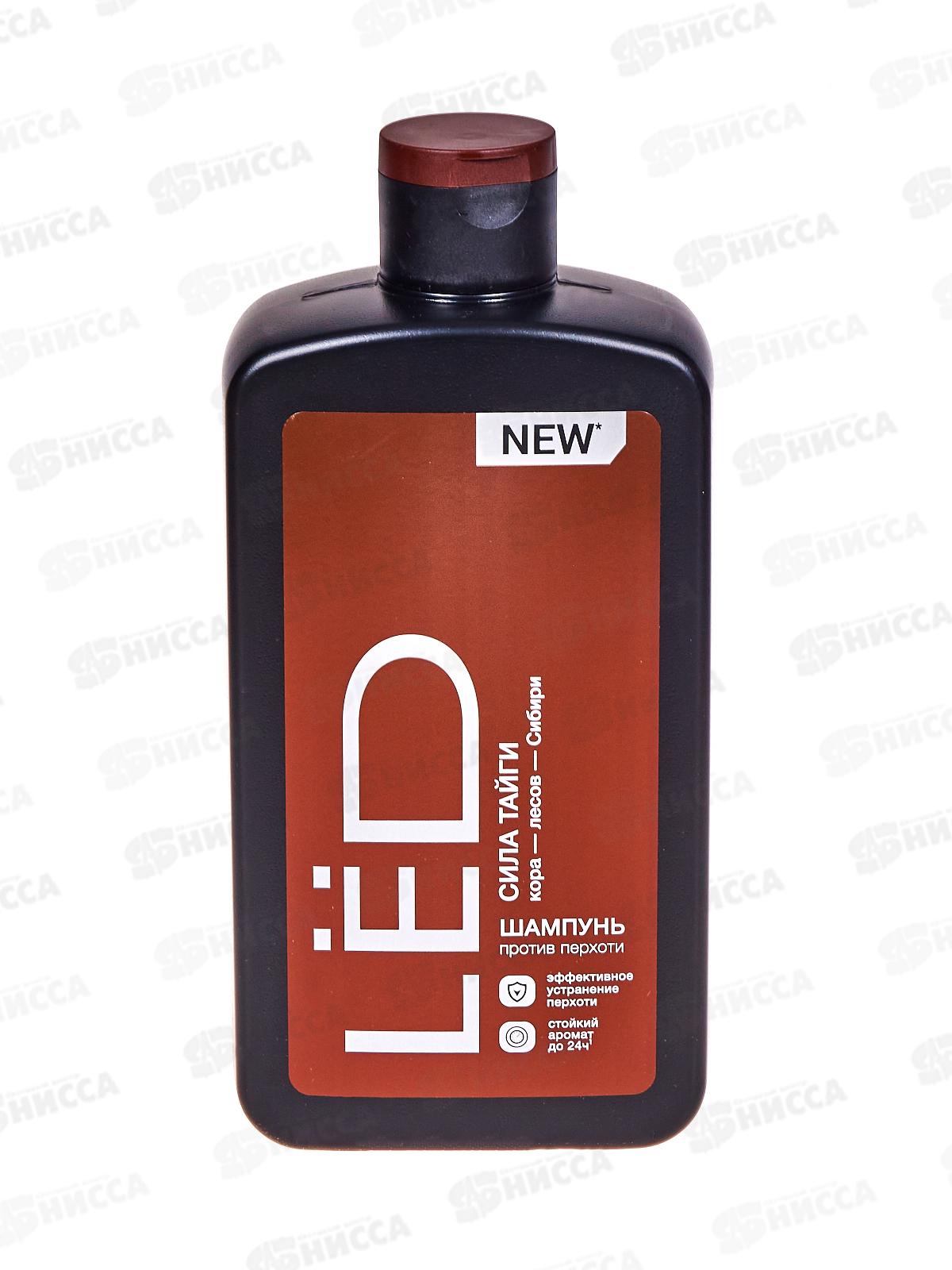 LЁD Шампунь для волос мужской Против перхоти Сила тайги 490мл