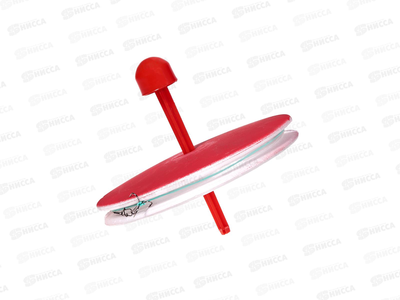 Кружок рыболовный оснащ. &quotЯман&quot, d-180мм, груз оливка 8г, леска 10м, d-0,4мм, поводок 1х7-12кг (10шт), Я-РП100