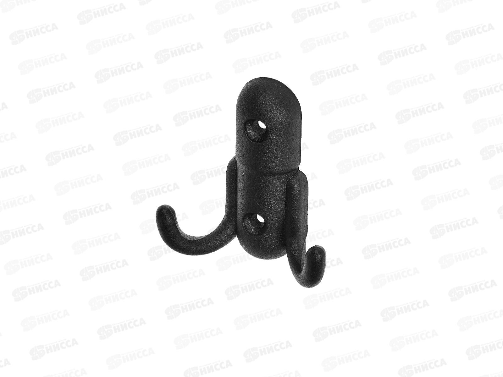 Крючок-вешалка №8 черный *100