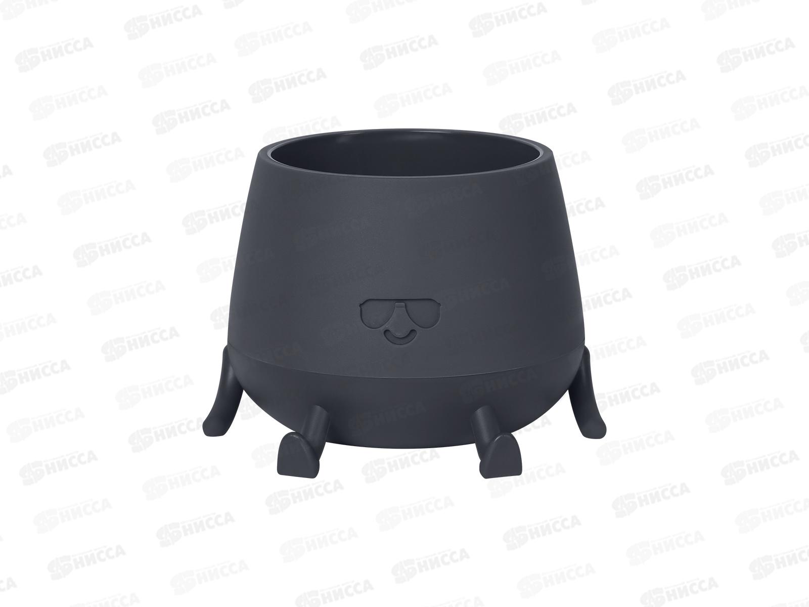 Кашпо &quotМистер Крутой&quot 0,6л Антрацит КШ-1851 *18
