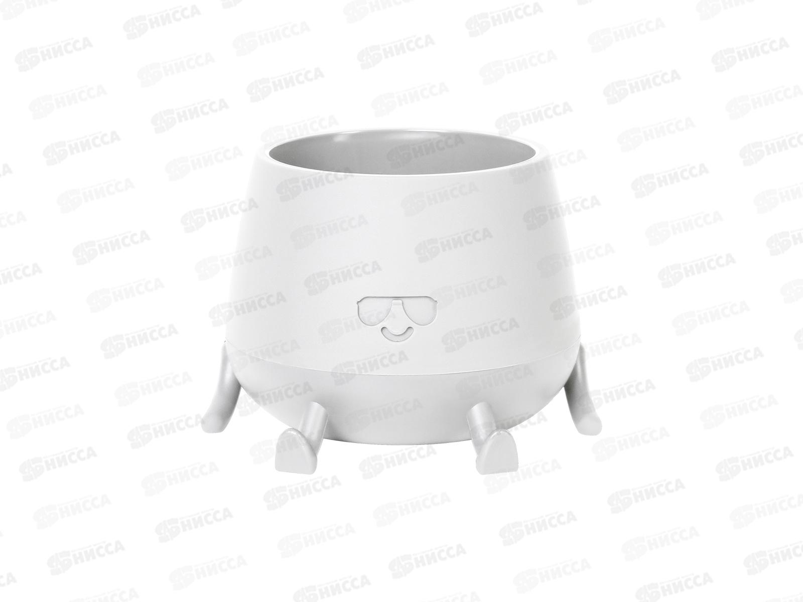 Кашпо &quotМистер Крутой&quot 0,6л Белый КШ-1850 *18