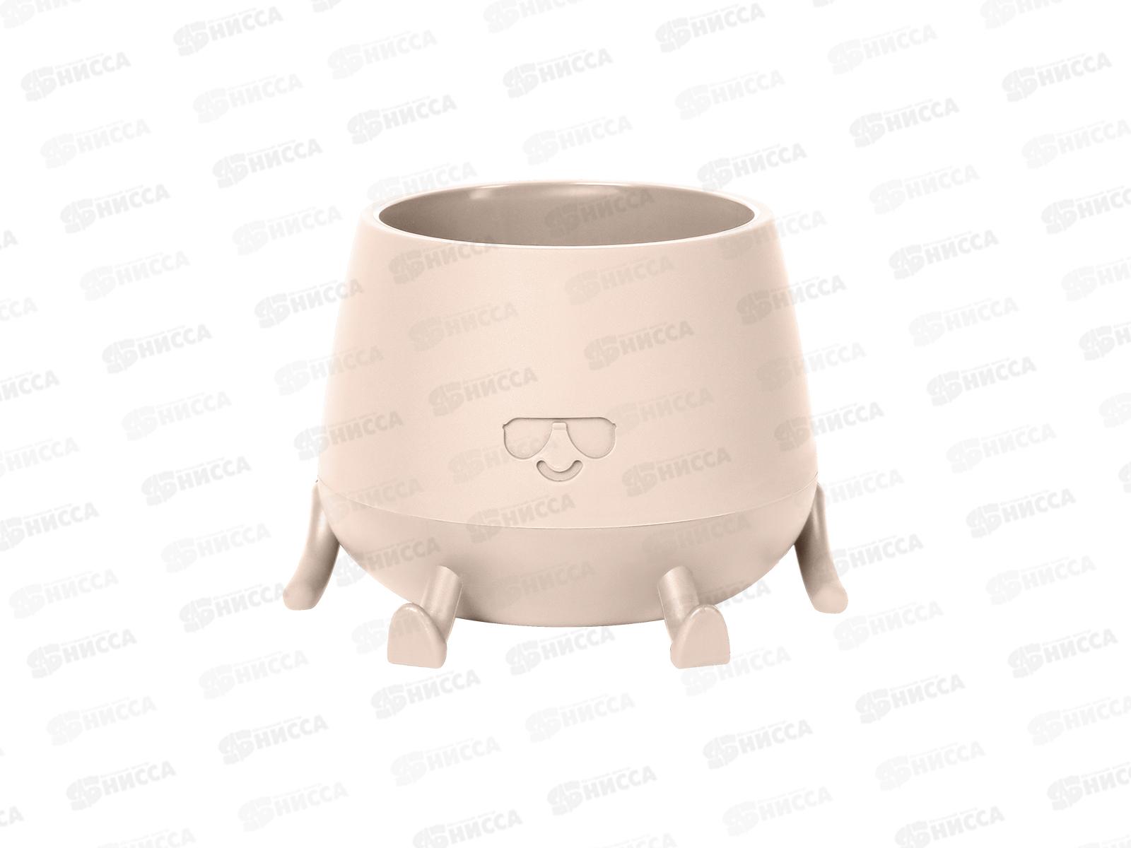 Кашпо &quotМистер Крутой&quot 0,6л Пудровый КШ-1852 *18