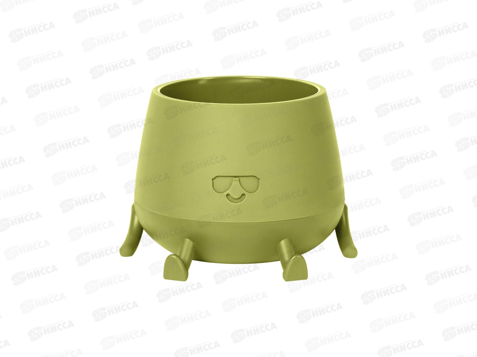 Кашпо &quotМистер Крутой&quot 0,6л Фисташковый КШ-1856 *18