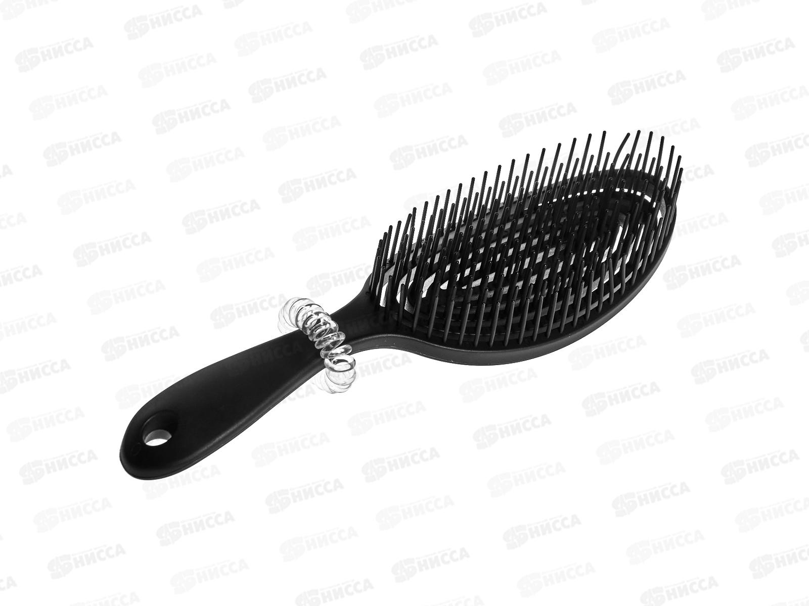 Ameli Расческа Вент Гнущ с ручкой чер+резинк