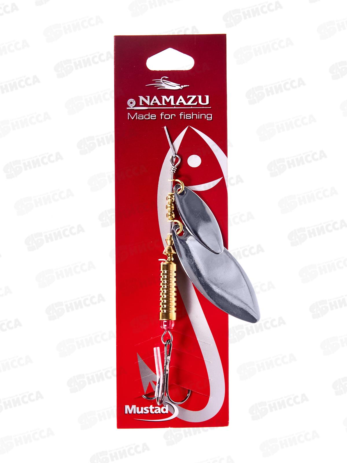 Блесна вращ. Namazu Ahimonda, вес 16г, цвет 01 (серебро) N-AH16-01