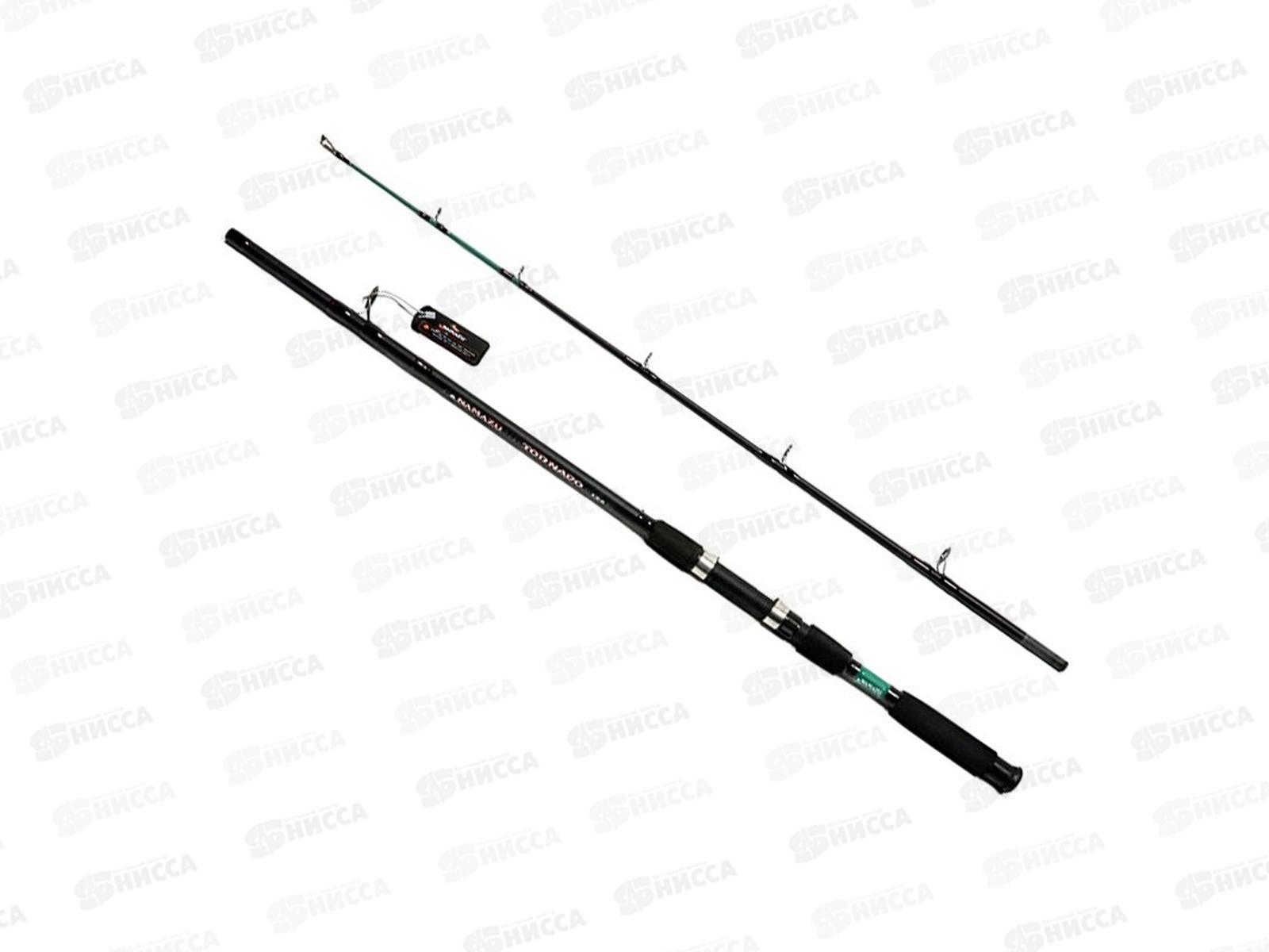 Спиннинг штекерный стеклопластиковый Namazu TORNADO, 1,8м, тест 60-120гр