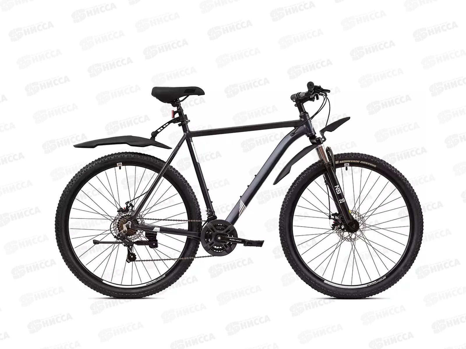 Велосипед 29" 21ск RUSH HOUR А 900 DISC AL черный рама 23",430283