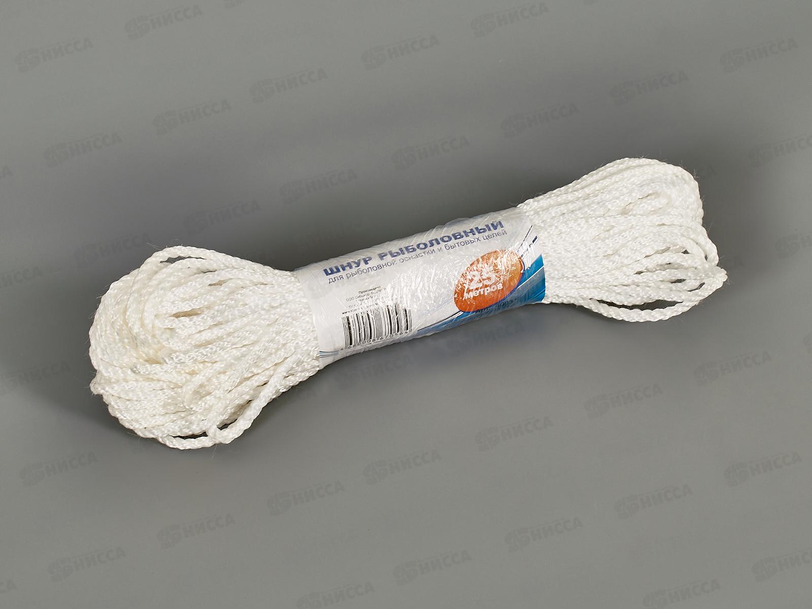 Шнур п/п рыболовный Сибшнур 25м *100