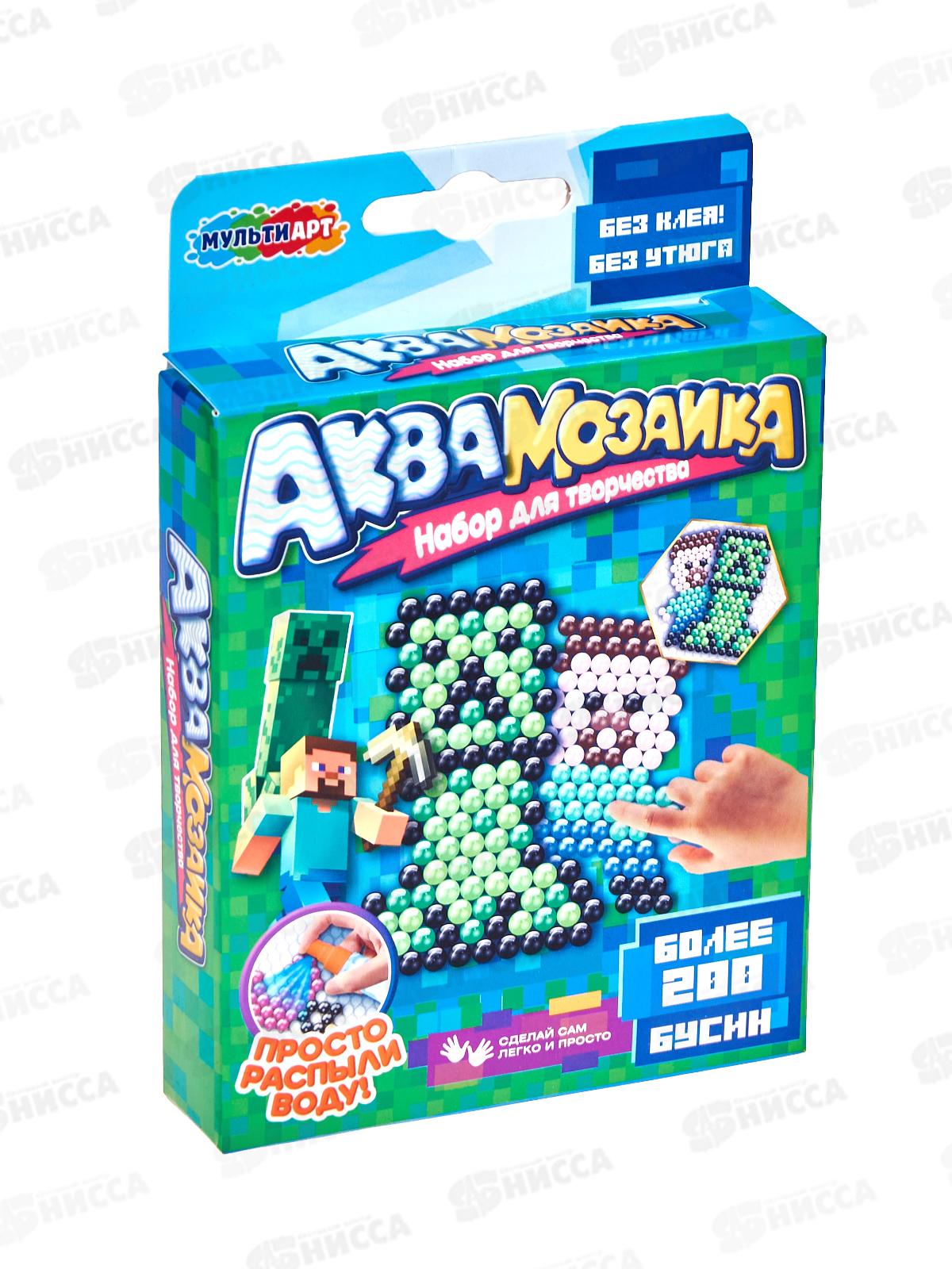 Аквамозаика 200 бусин, Мир пикселей, АВ-120541