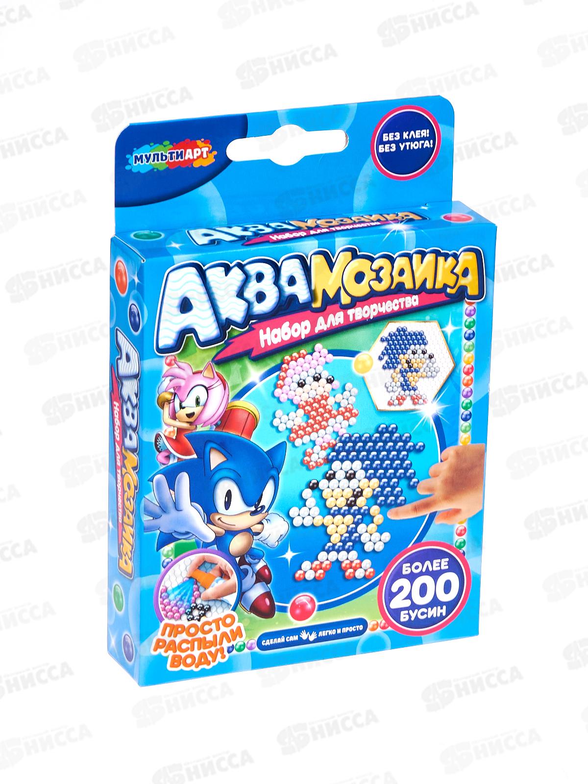 Аквамозаика 200 бусин, Соник, АВ-120539