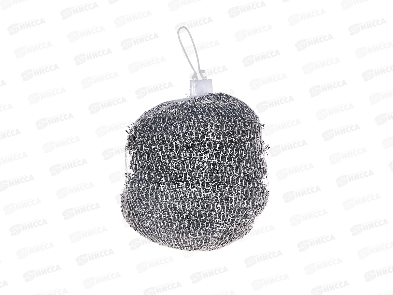 Губка д/посуды металл 5шт в сетке 597-076 *300