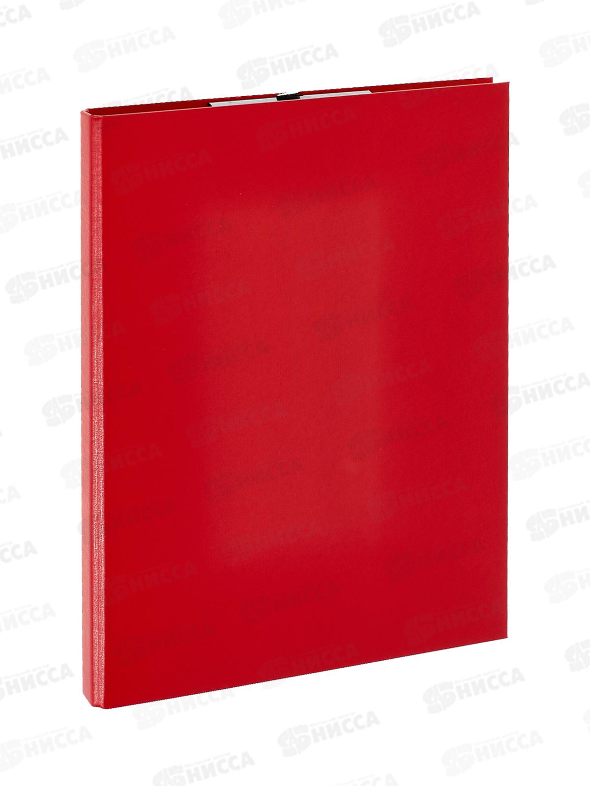 Планшет А4 Expert Complete, PVC с крышкой, мет. прижим, красный 18824