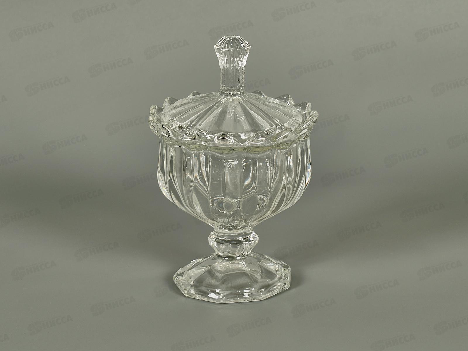 Сахарница стекло 200мл в упаковке 425-52  *1/36