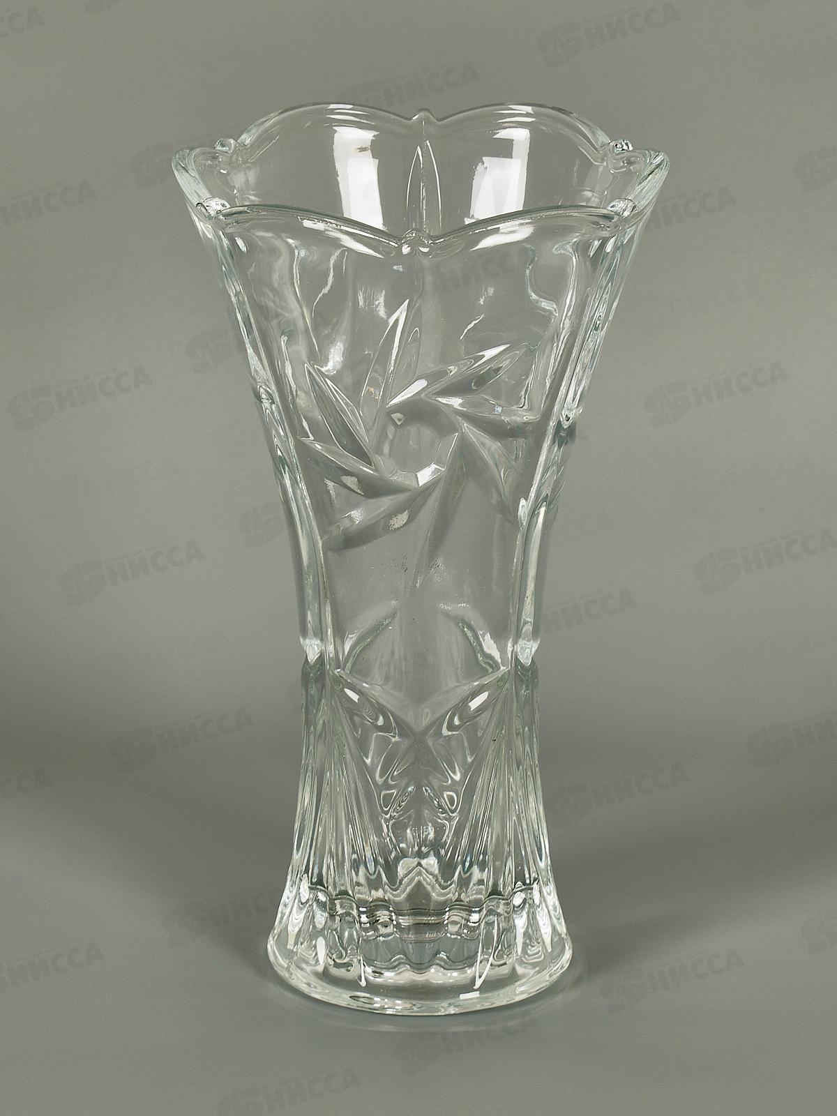 Ваза стеклянная 23*12,5см стекло в упаковке 425-26 *1/12