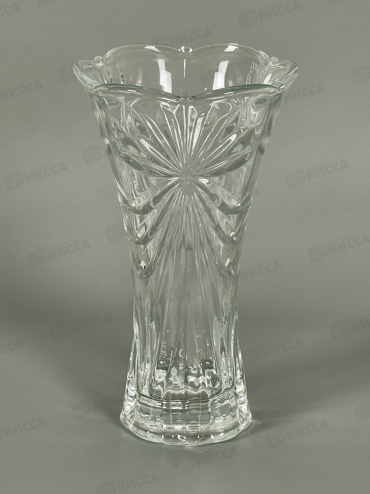 Ваза стеклянная 23*12,5см стекло в упаковке 425-25 *1/12