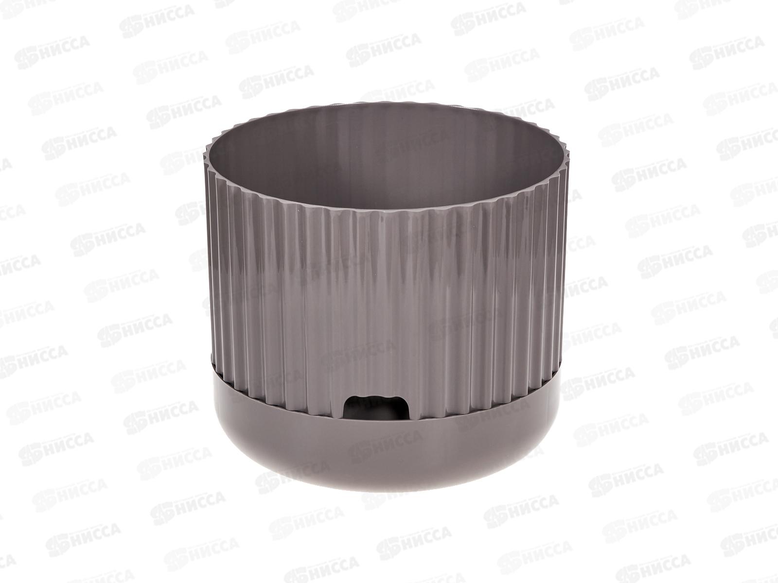 Кашпо Эффект с прикорн полив 2,5л Какао Ангарск *12