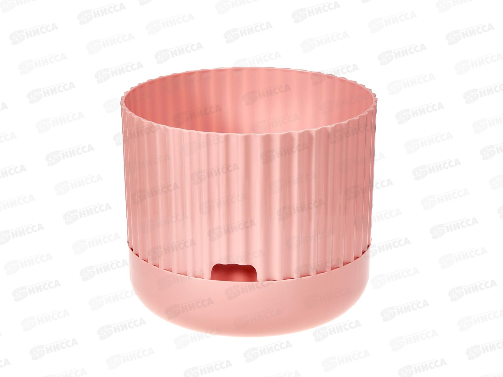 Кашпо Эффект с прикорн полив 4,5л Персик Ангарск *8