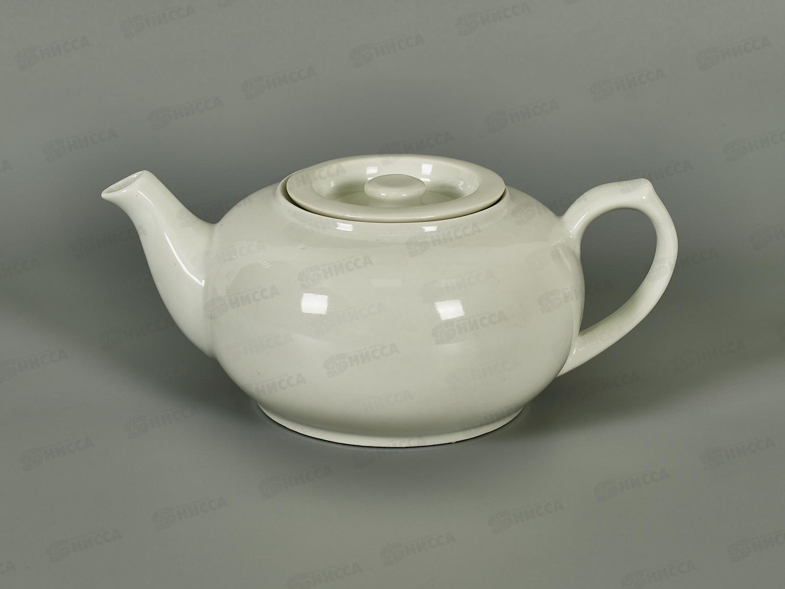 Чайник заварочный 800мл фарфор Белье тс0718-6 *1/36