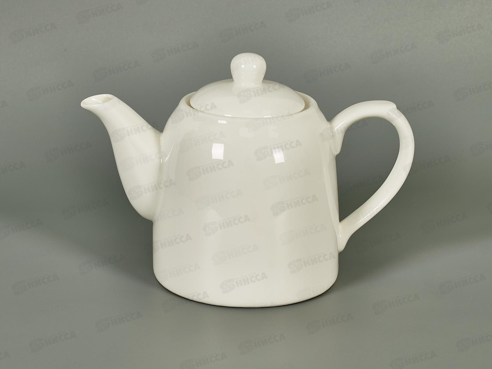 Чайник заварочный 900мл фарфор Белье тс0718-14 *1/36