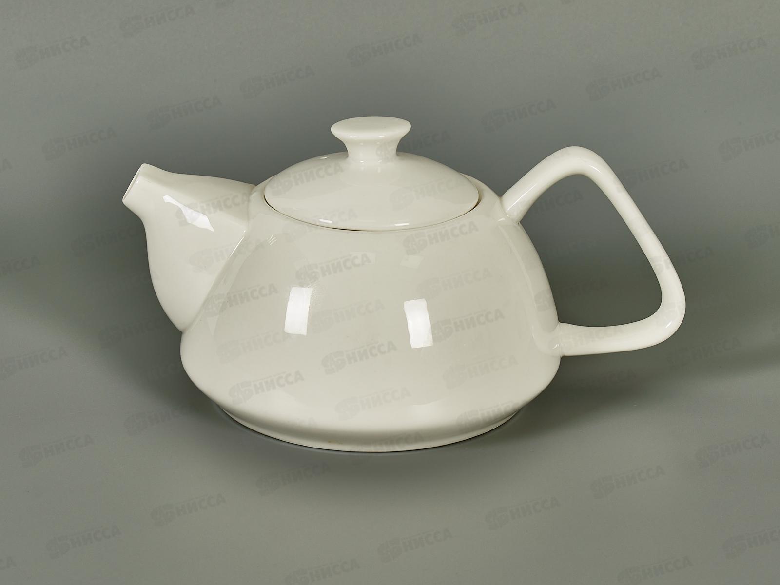 Чайник заварочный 800мл фарфор Белье тс0718-33 *1/36