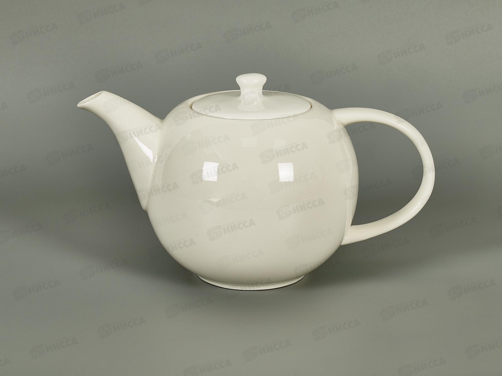 Чайник заварочный 1400мл фарфор Белье тс0718-71 *1/24