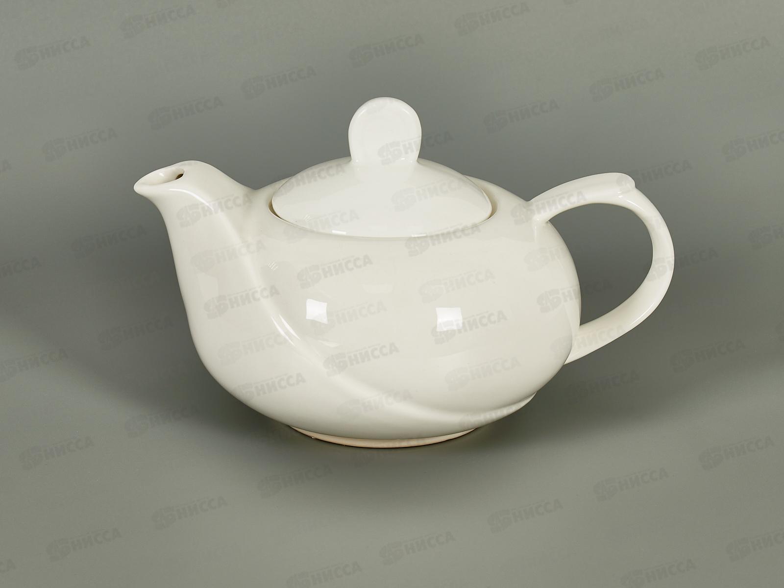 Чайник заварочный 700мл фарфор Белье тс0718-91 *1/36