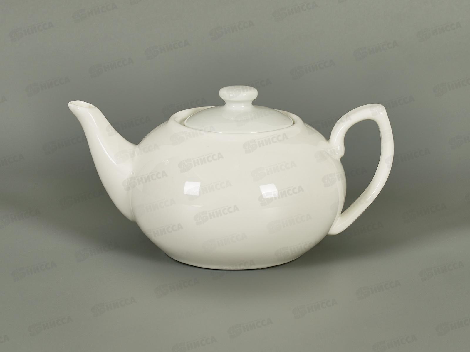 Чайник заварочный 600мл фарфор Белье тс0718-121 *1/48