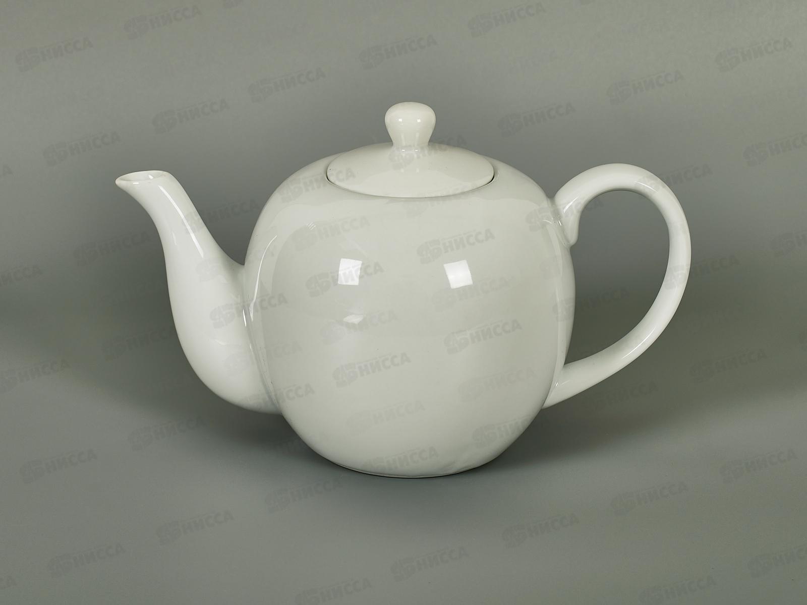 Чайник заварочный 1100мл фарфор Белье тс0718-142 *1/36