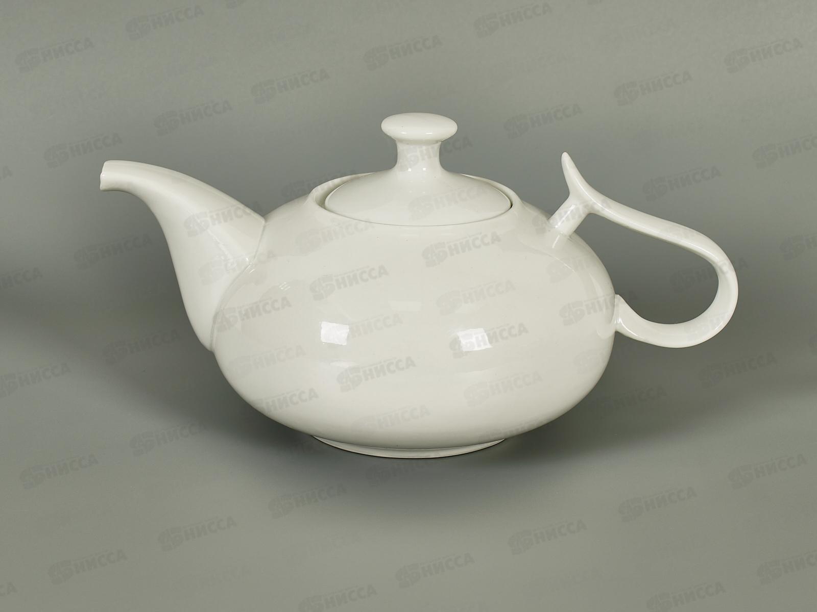 Чайник заварочный 1300мл фарфор Белье тс0718-143 *1/24