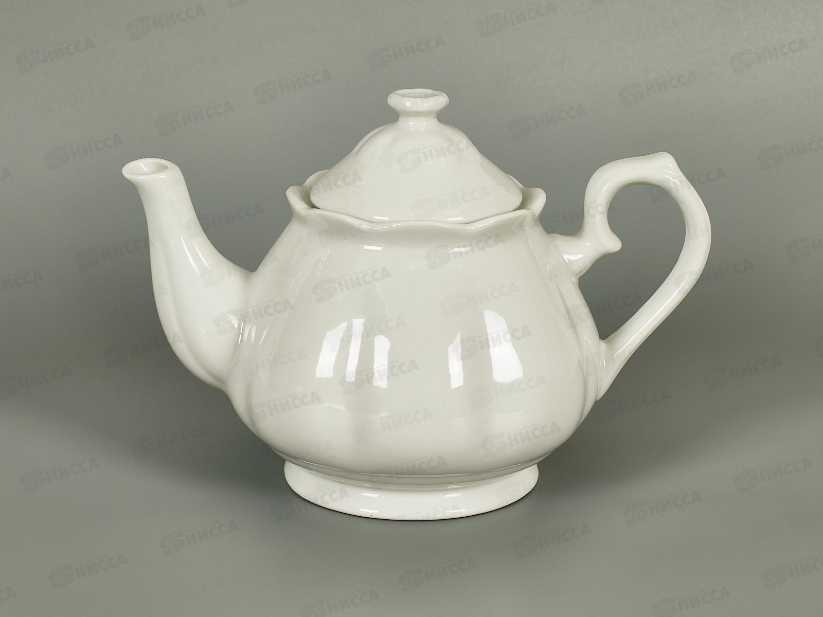 Чайник заварочный 1000мл фарфор Белье тс0718-144 *1/24