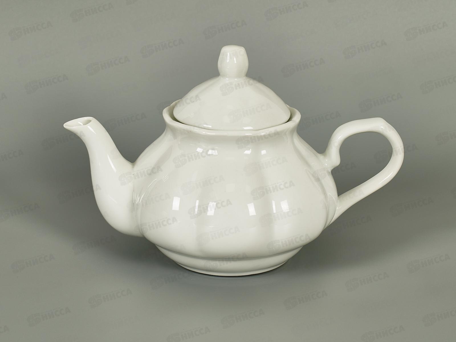 Чайник заварочный 900мл фарфор Белье тс0718-151 *1/36