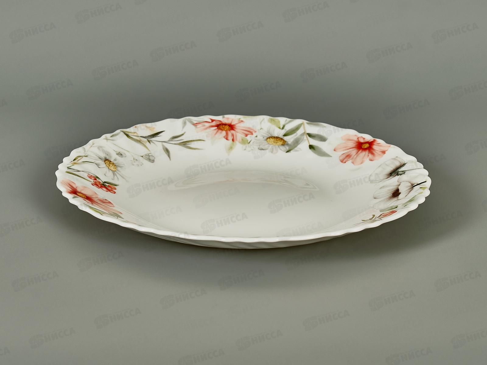 Тарелка десертная Букет 19см OLHP-75/H240305