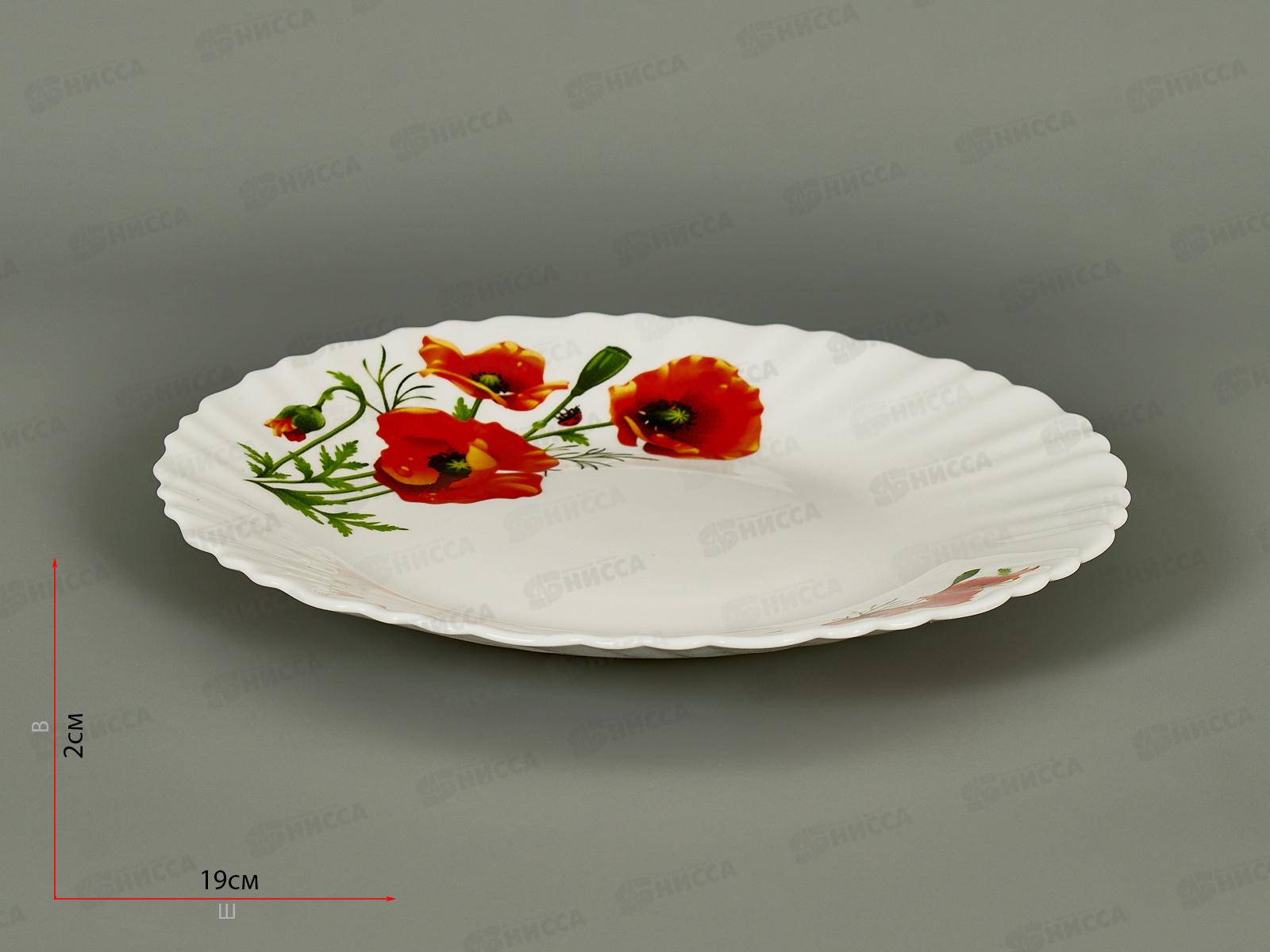 Тарелка десертная Маки 19см MFK21045