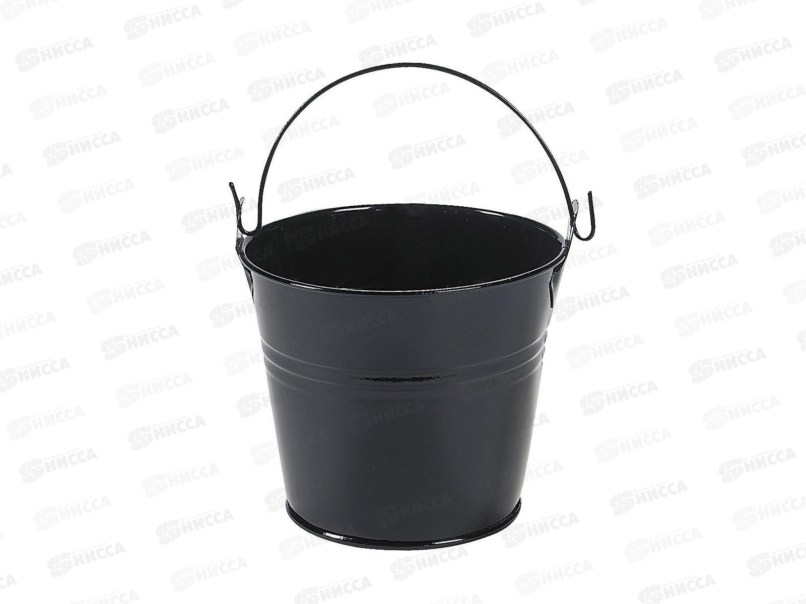Ведерко на фаркоп 5,5*5,5см черное мет (064712)  Ж