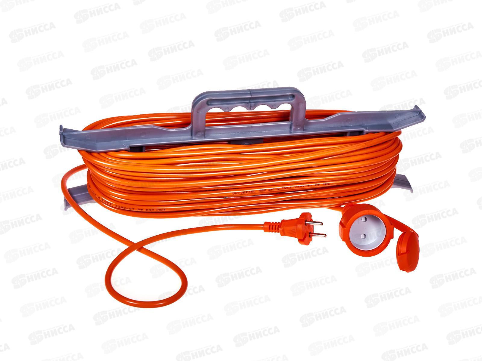 Удлинитель шнур на рамке UNIVersal УШ-10, IP-54,ПВС2*1,1гнездо 40м 9632794