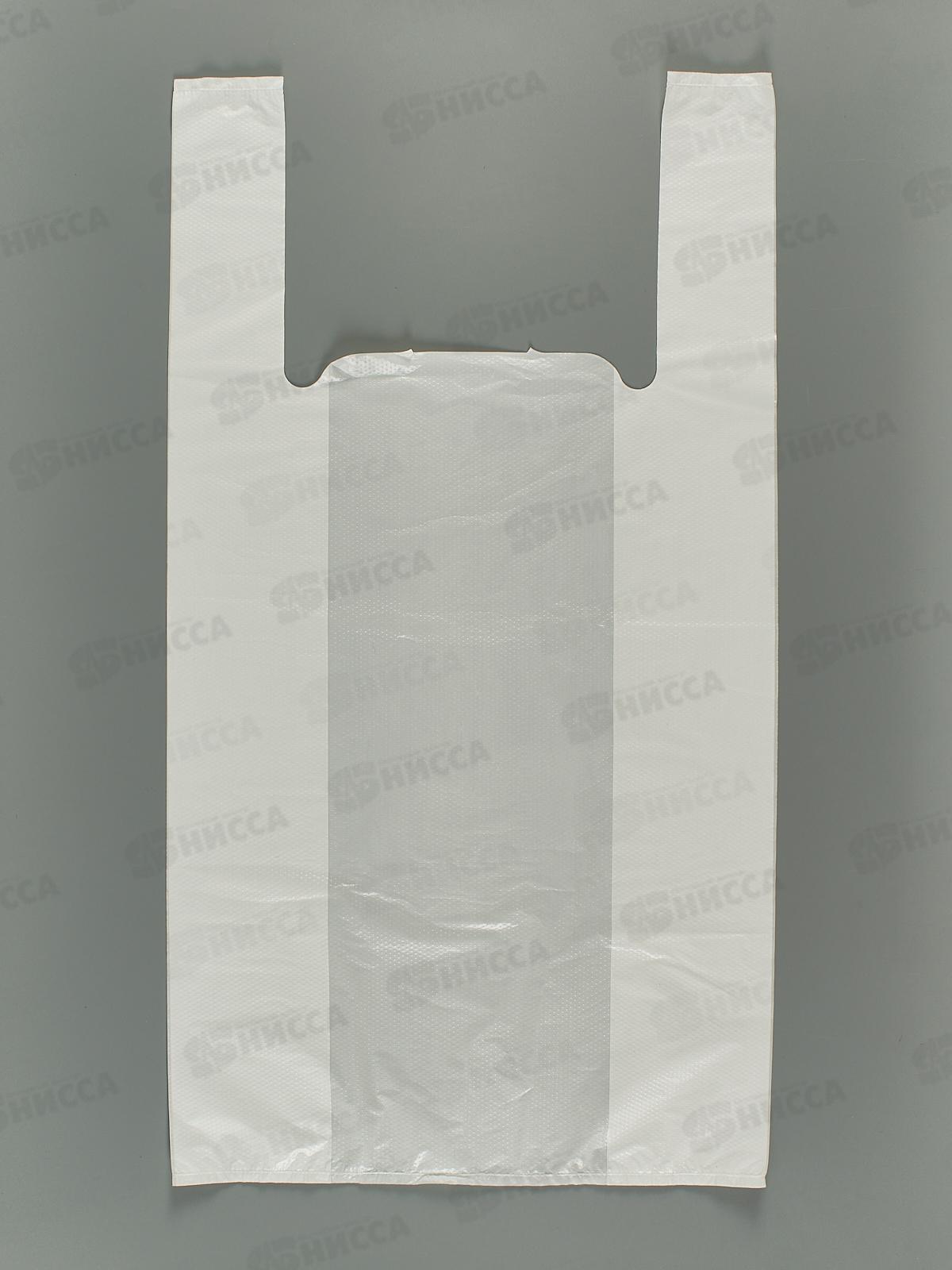 Пак. майка ПНД 30*55*20мкм белая *50/1000