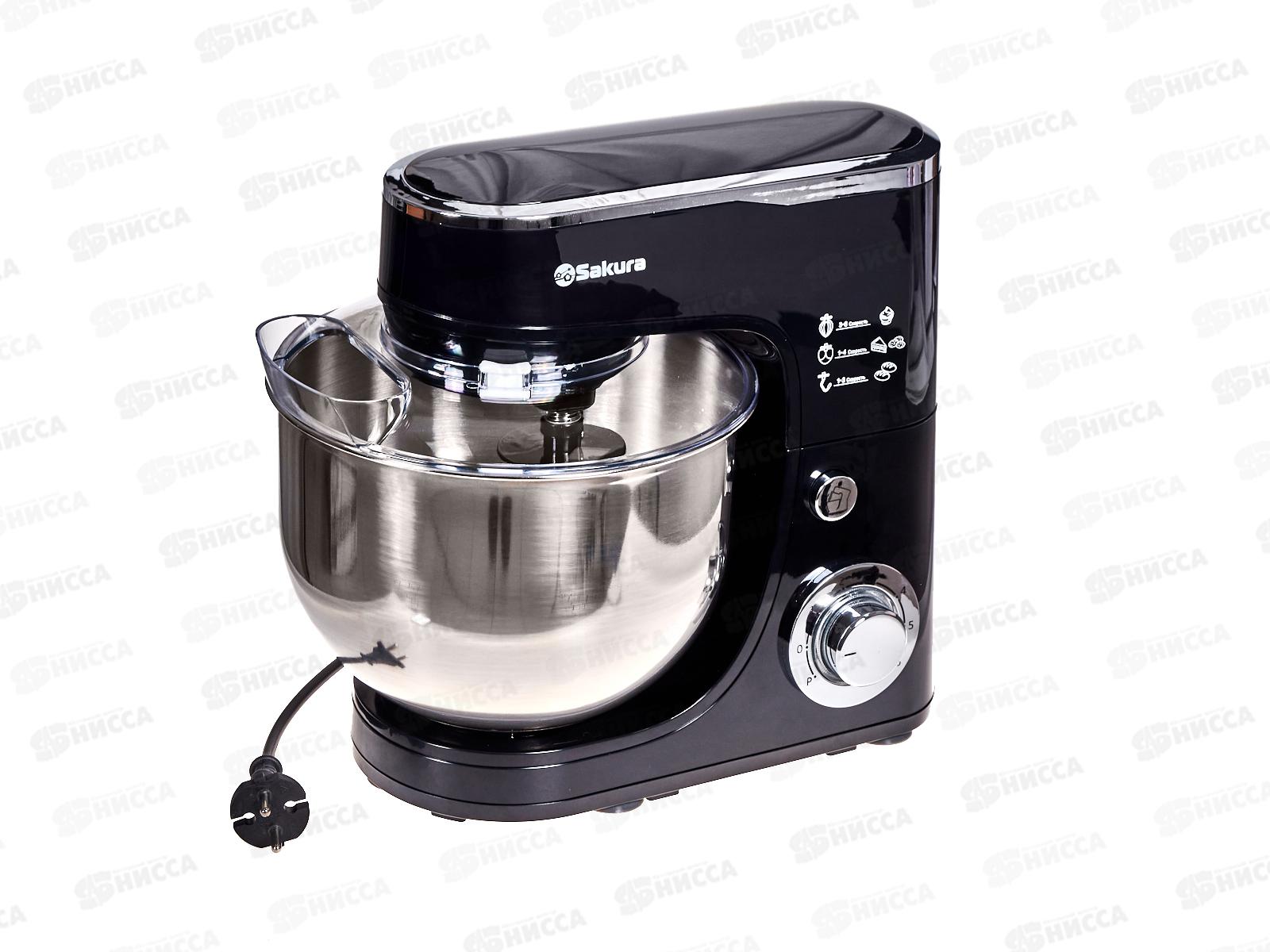 Миксер электр. SА-6332BK 1300Вт чаша 5,0 литра турбо