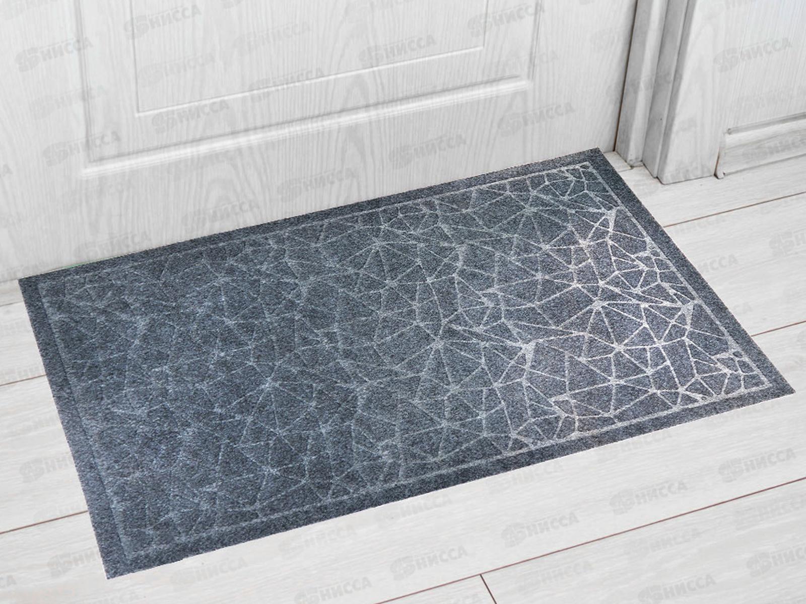 Коврик влаговпитывающий &quotКристалл&quot 60*90см серый Blabar 93694  *10