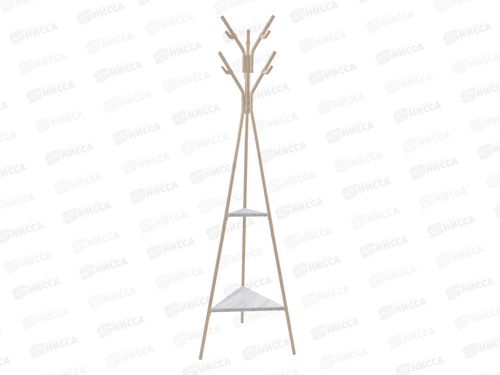 Вешалка-стойка с полкой ВС1/БЖ бежевый