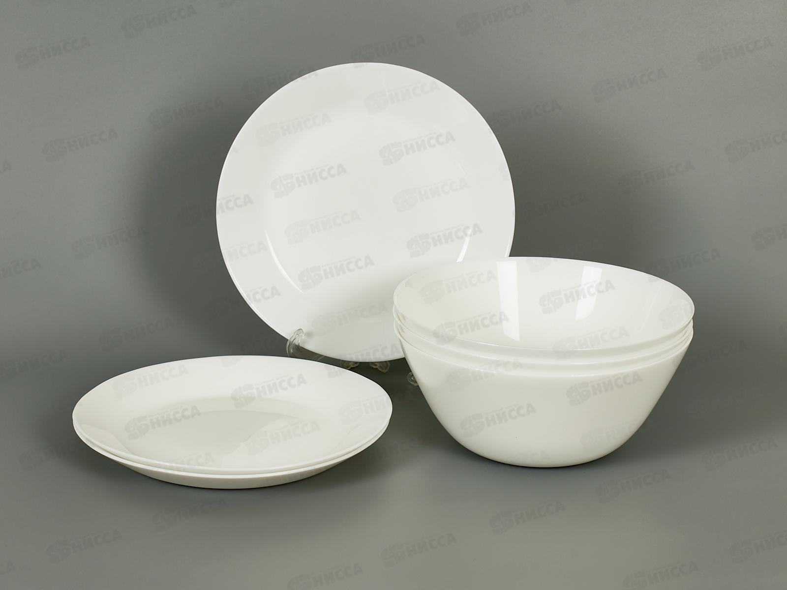 Набор столовый JEWEL White 6пред. (стеклокерамика) ПС00104-58 *8