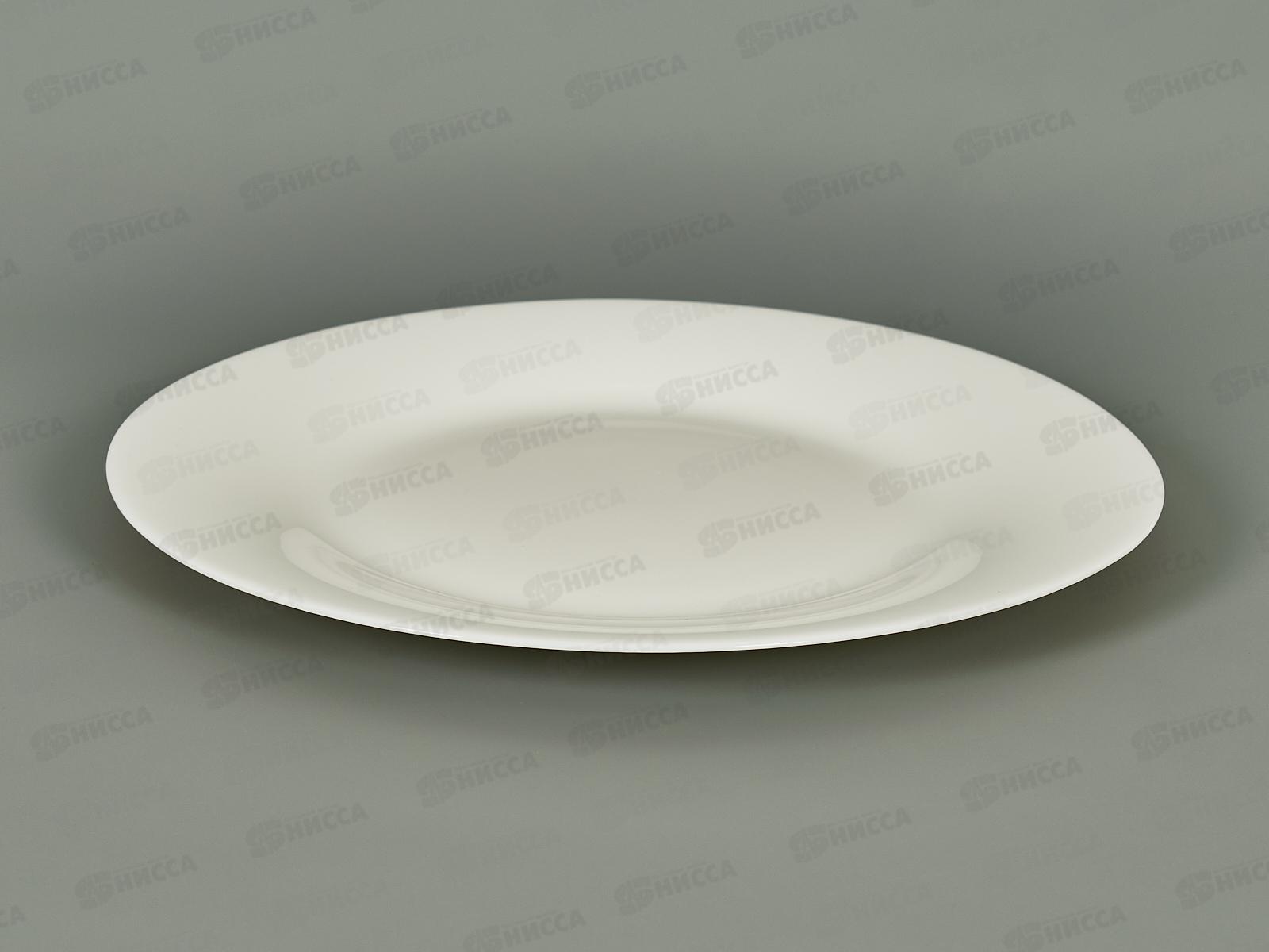 Тарелка обеденная JEWEL White 23,2см (стеклокерамика), ПС00125-58