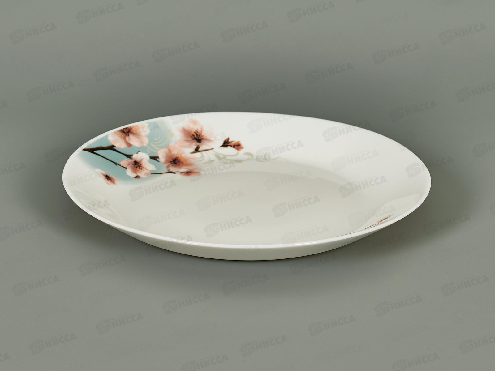 Тарелка плоская JEWEL Цветение сакуры 19см (стеклокерамика) ПС00108-58