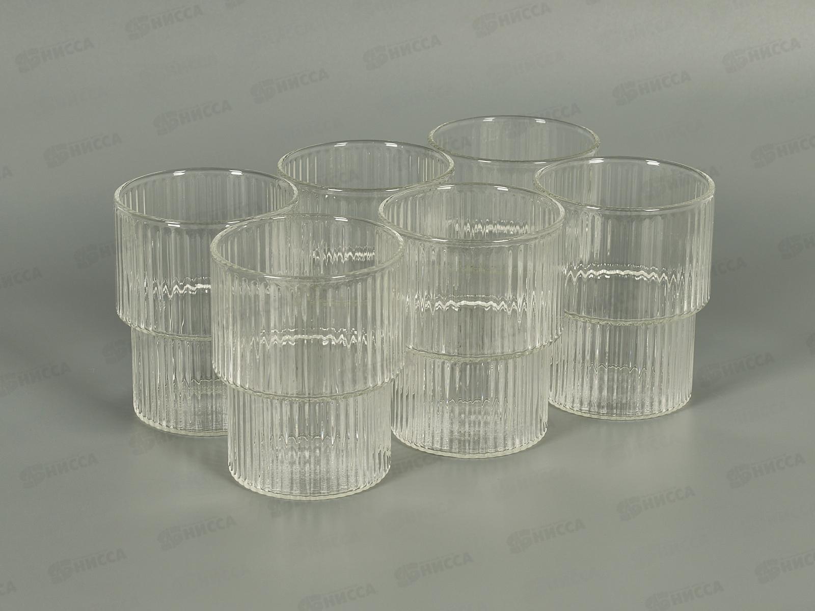 Набор стаканов JEWEL Сильва 320мл, 6пред. (боросиликатное стекло), ПС00117-58  *8