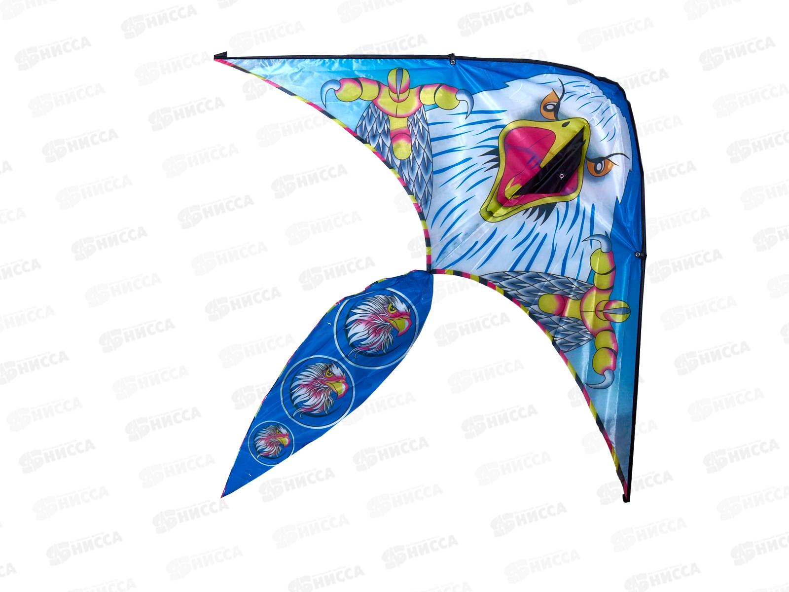 Воздушный змей, 3 цв. микс, 100*45см, ленточка 50см, IT108952