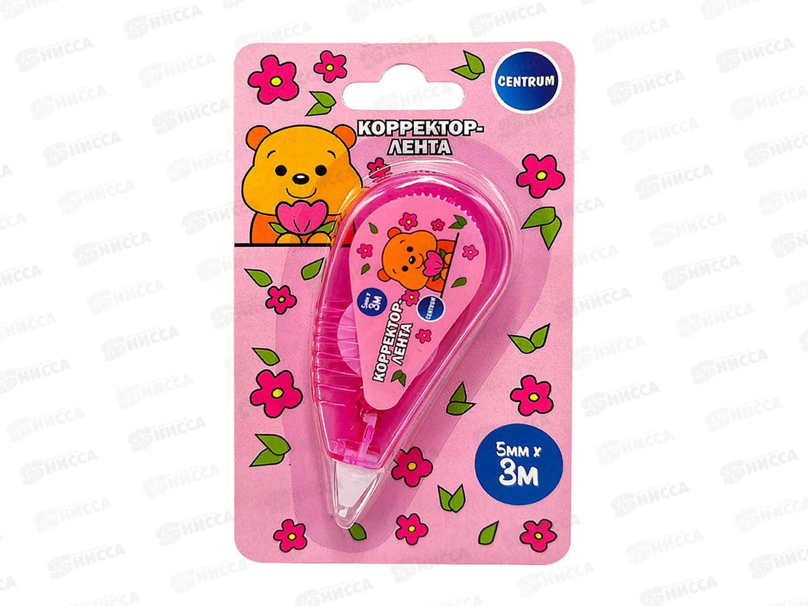 Корр.лента CENTRUM 5мм*3м Медвежонок 75697 *12