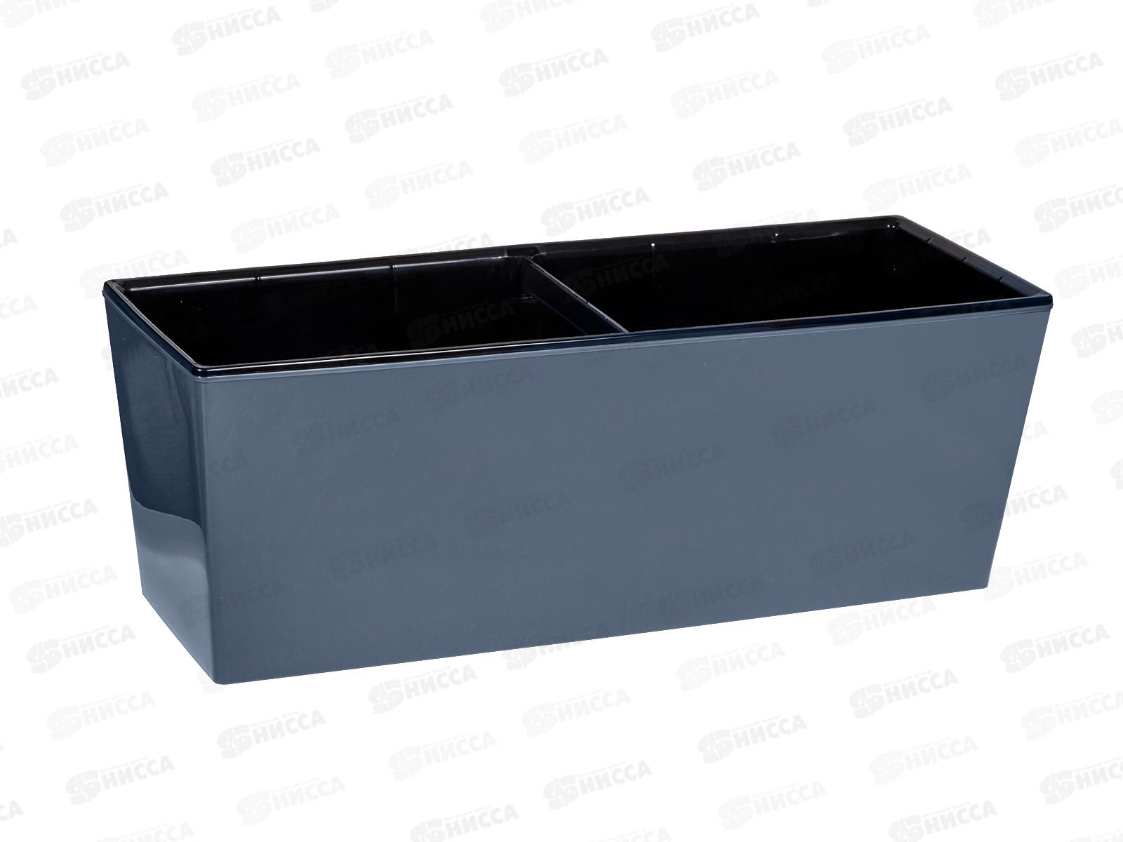 Ящик балконный 40см InGreen London Cube Вулк сер IG780510026 *6