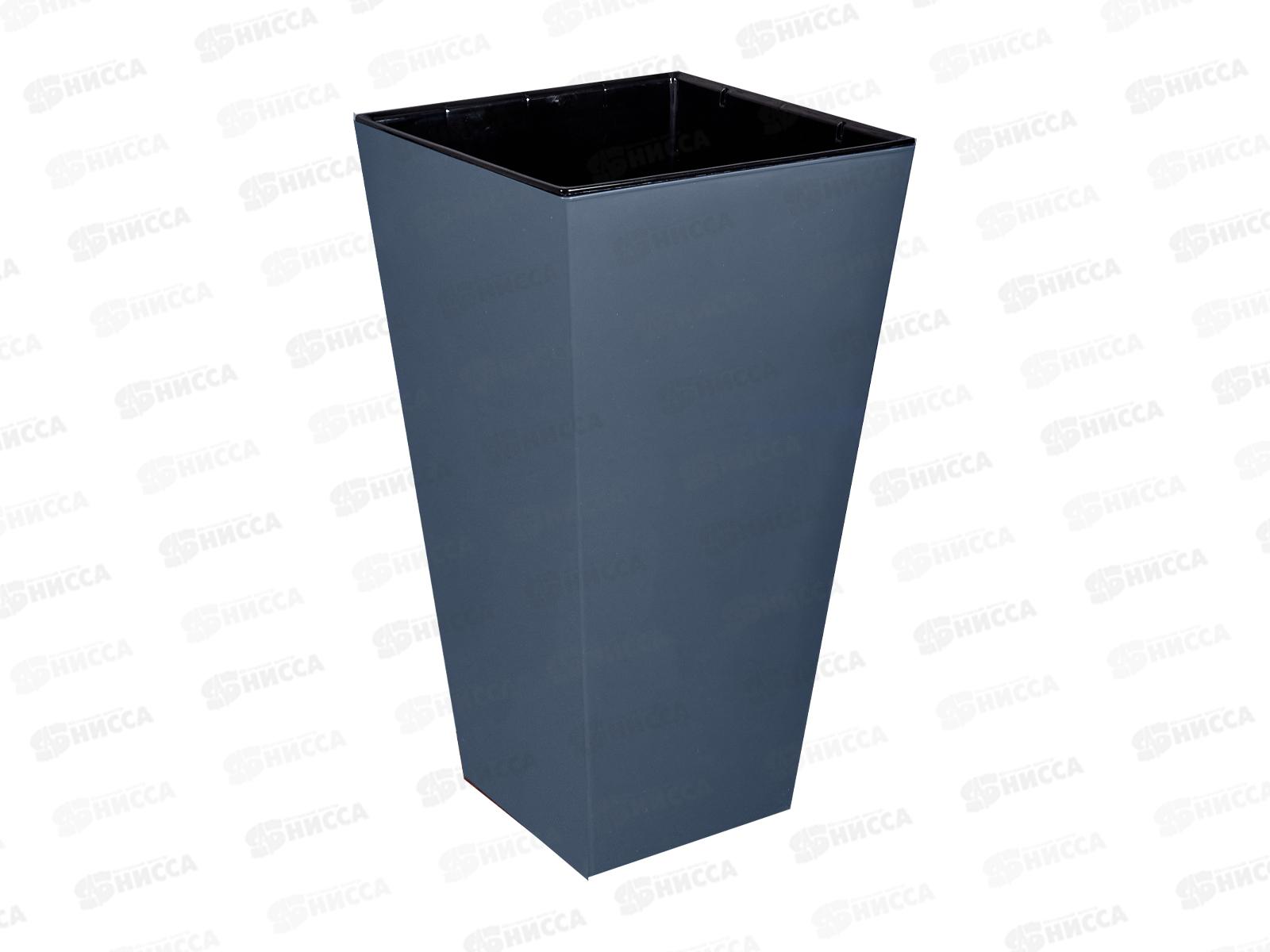 Горшок д/цв. &quotInGreen London CUBE" 19.4л вулк сер IG780310026