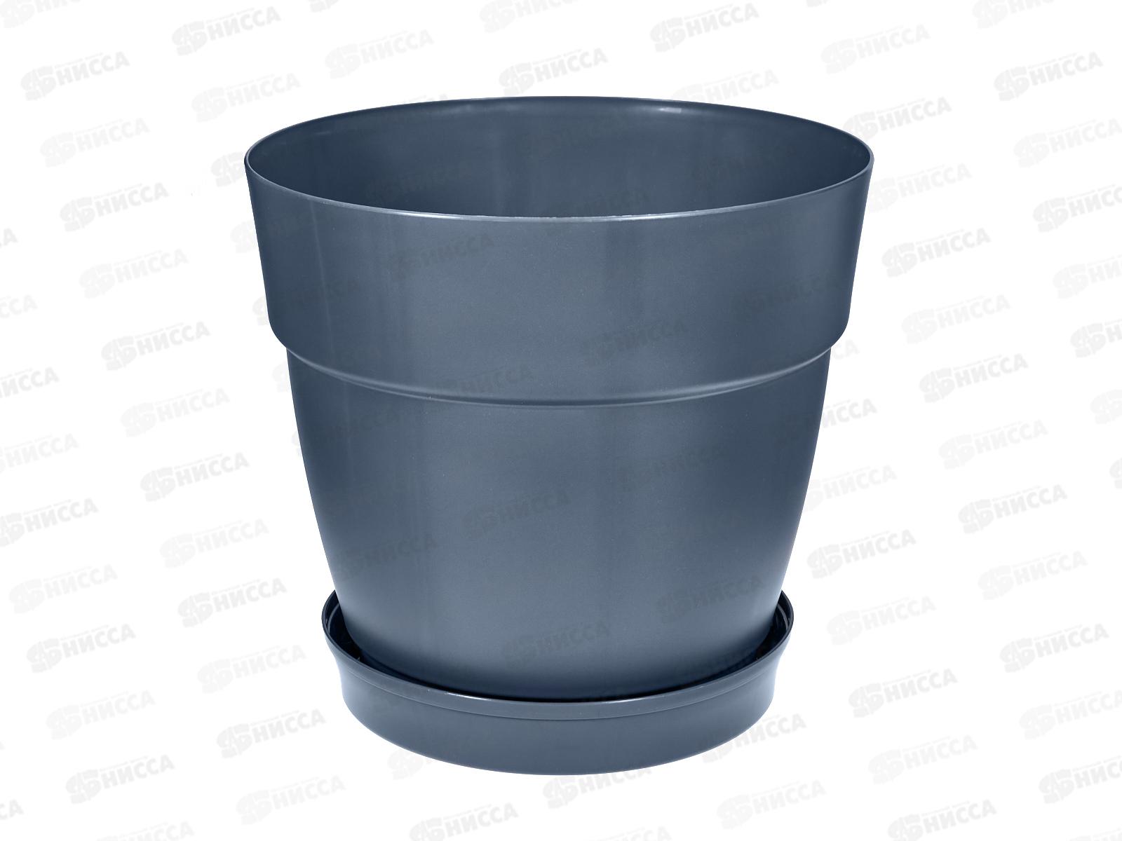 Горшок д/цв. &quotInGreen Villa de Fiori" 48л вулк серый  IG660610026 *1